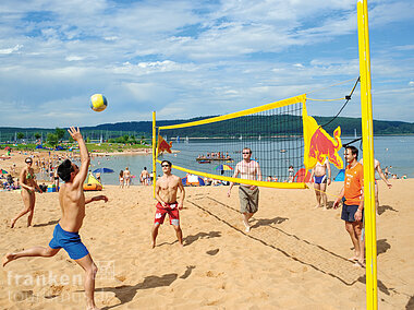 Beach-Volleyball am Brombachsee (Fränkisches Seenland)