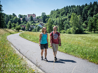 Aufseßtal bei Schloss Oberaufseß (Aufseß, Fränkische Schweiz)