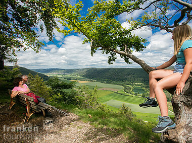 Ausblick Burgenweg (Kinding, Naturpark Altmühltal)