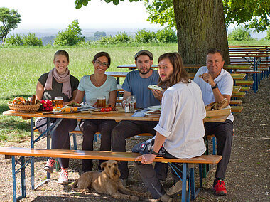 Rast an der Staffelbergklause (Bad Staffelstein/ Obermain Jura)