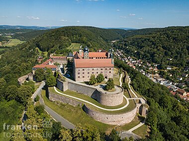 Die Plassenburg in Kulmbach (Kulmbach, Frankenwald)