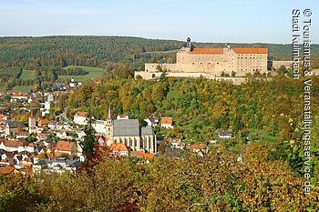Blick zur Burg (Kulmbach, Frankenwald)