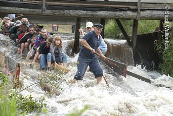 Flossafáhrt auf der Wilden Rodach (Wallenfels, Frankenwald)