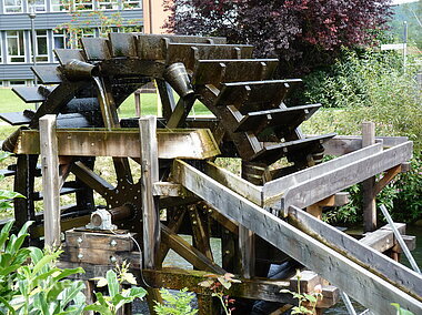 Wasserschöpfrad an der Wiesent (Ebermannstadt, Fränkische Schweiz)