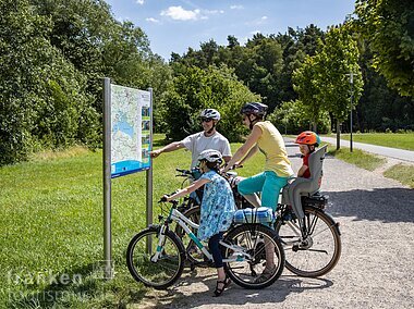 Fahrradtour mit E-Bikes am Großen Brombachsee (Fränkisches Seenland)