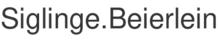 Siglinge.Beierlein