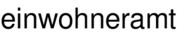 einwohneramt