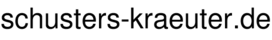 schusters-kraeuter.de