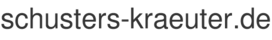 schusters-kraeuter.de